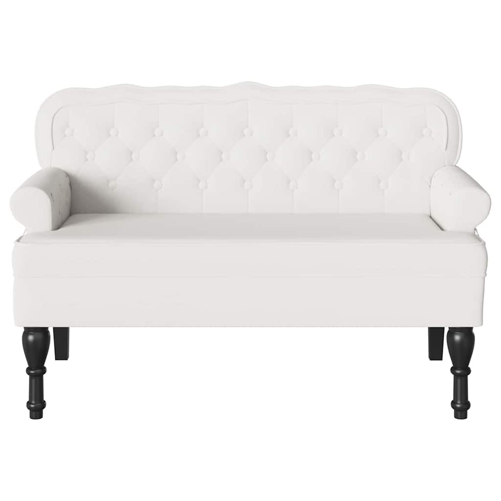 Banco Chesterfield 119,5 x 64,5 x 75 cm Cuero sintético