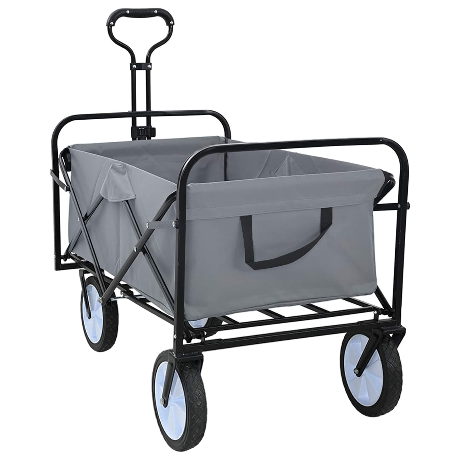 Foldable Hand Cart Manual Blue 94 x 53 x 99 cm Oxford Fabric
