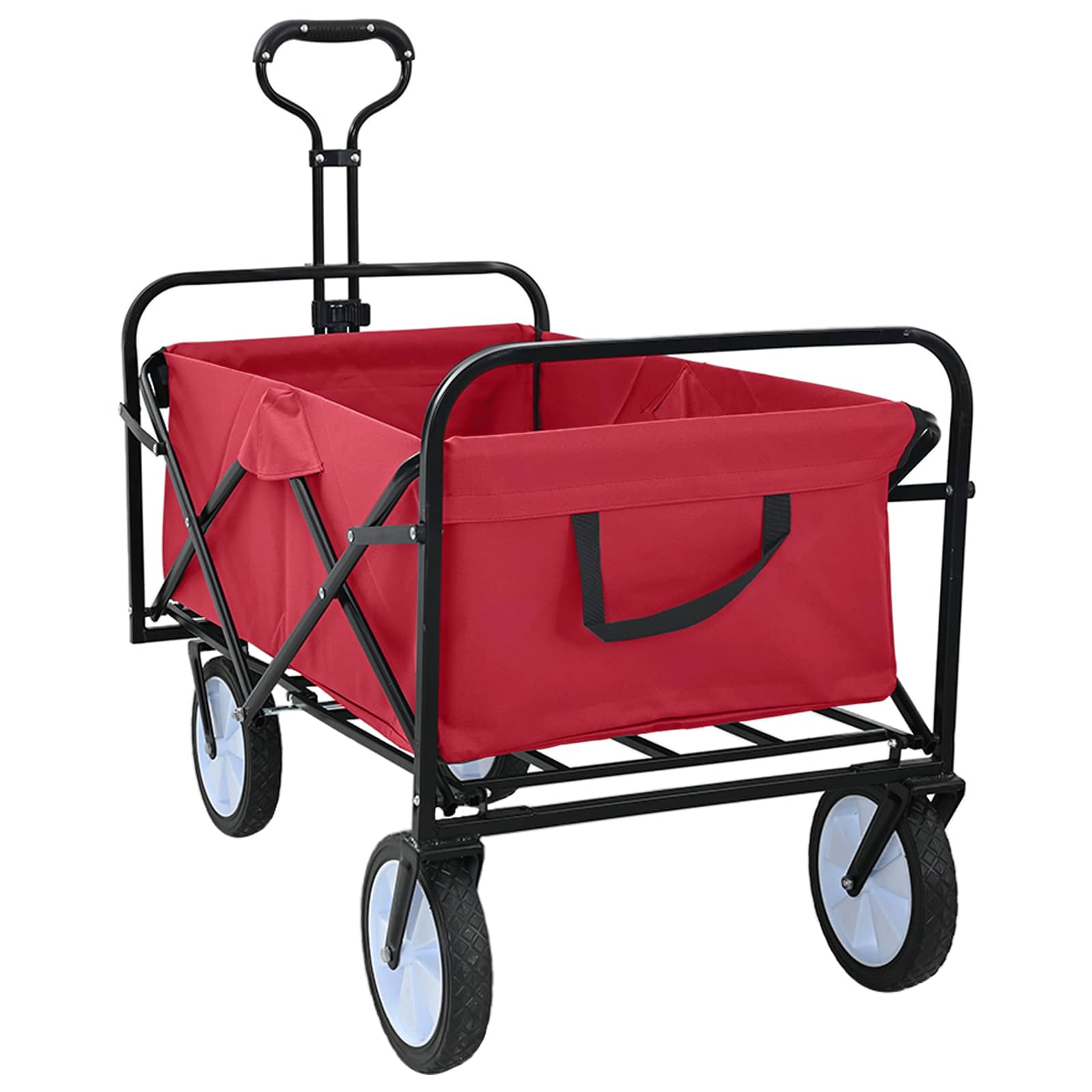 Foldable Hand Cart Manual Blue 94 x 53 x 99 cm Oxford Fabric
