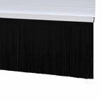 Sellos de cepillo para puertas autoadhesivos 12 pcs 100 cm