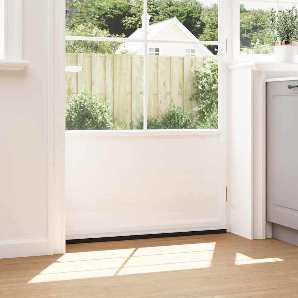 Sellos de cepillo para puertas autoadhesivos 12 pcs 100 cm
