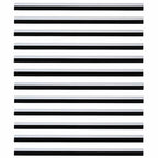 Sellos de cepillo para puertas autoadhesivos 12 pcs 100 cm