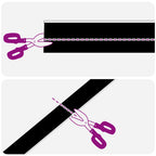 Sellos de cepillo para puertas autoadhesivos 12 pcs 100 cm
