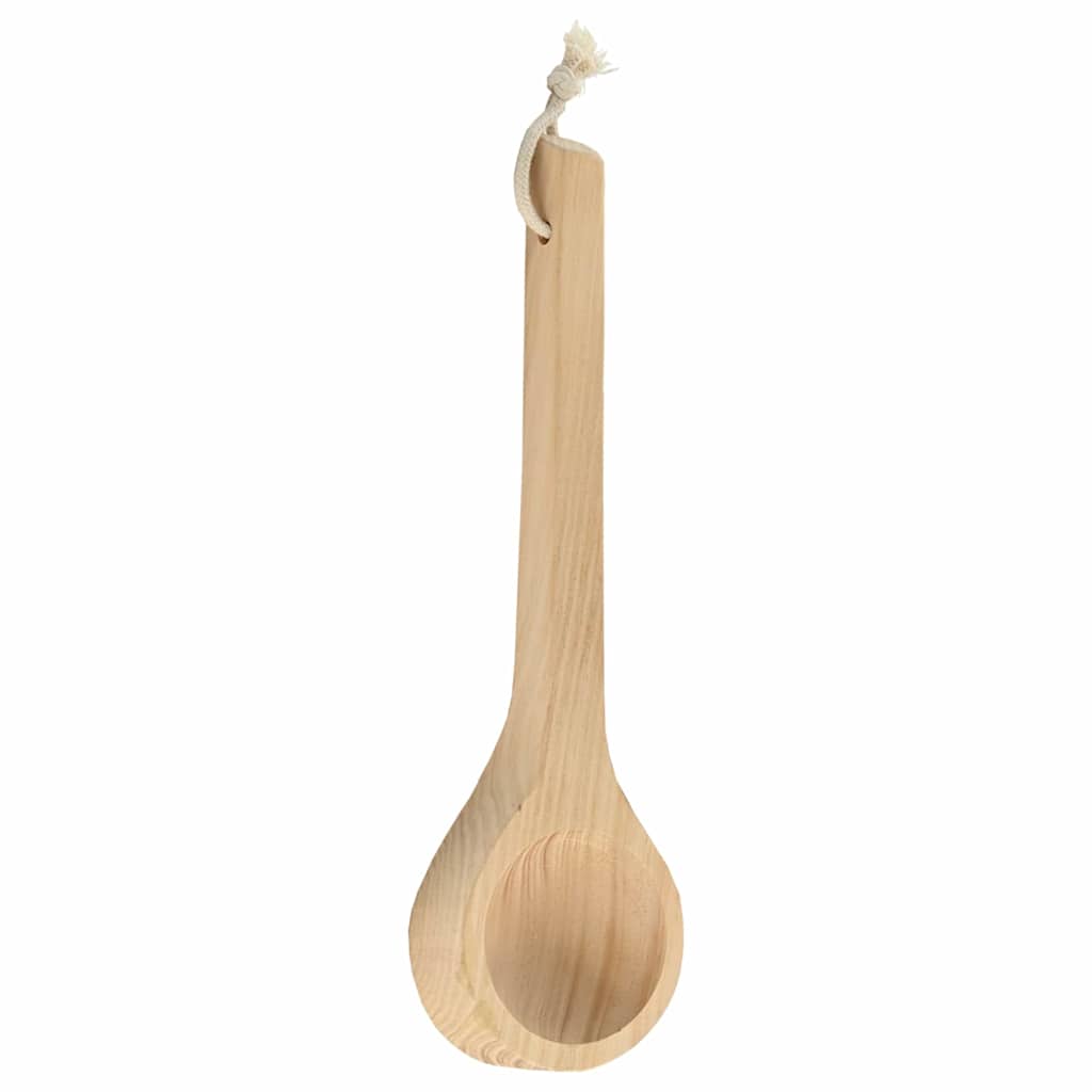 Cubo de Sauna 2 pcs Marrón Madera de Pino Sólida y Cáñamo