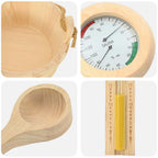 Juego de Accesorios de Sauna 4 pcs Marrón