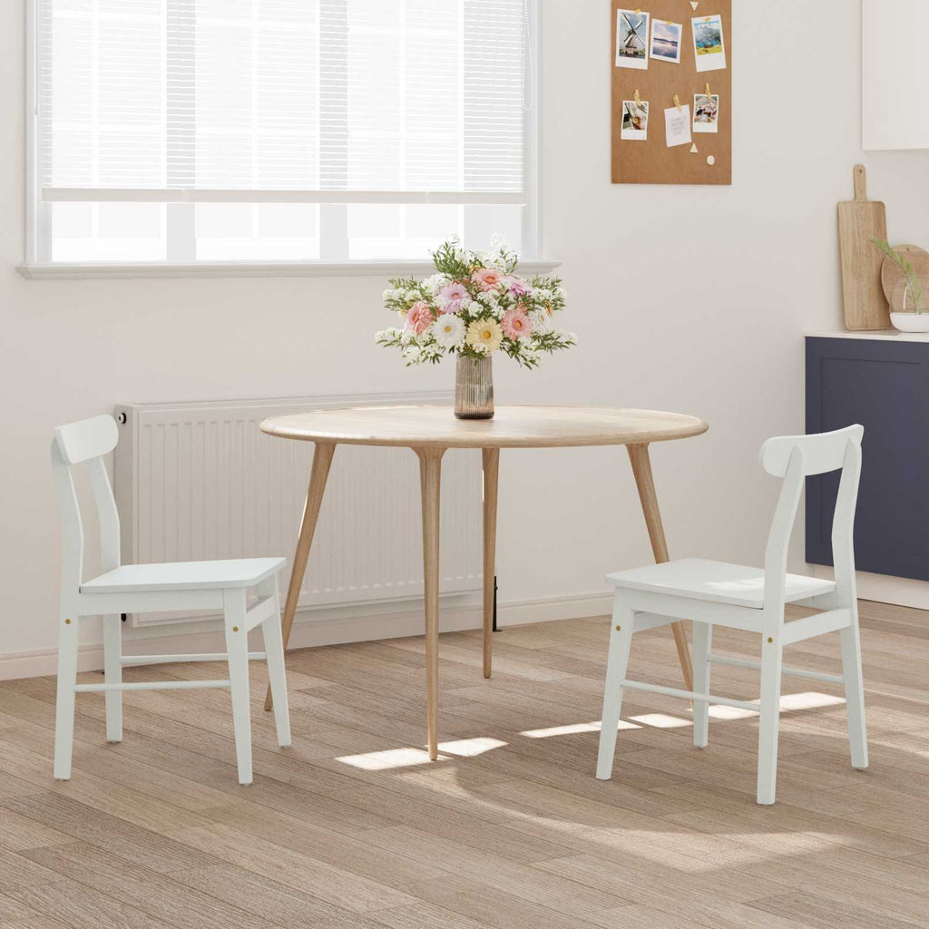 Silla de comedor 2 pcs 43 x 44,5 x 77 cm