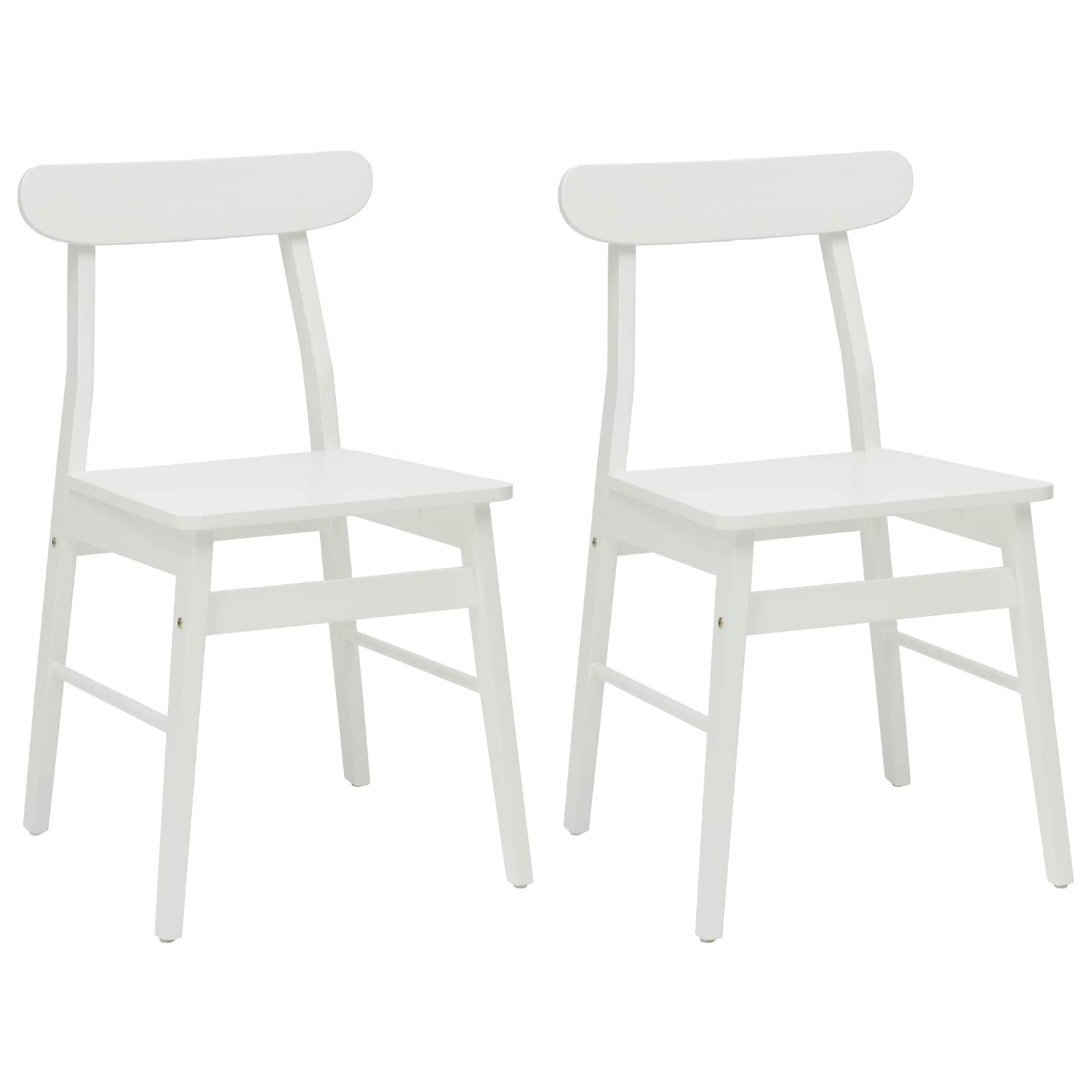 Silla de comedor 2 pcs 43 x 44,5 x 77 cm