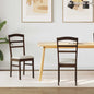 Silla de comedor 2 pcs Madera de Caucho Sólido