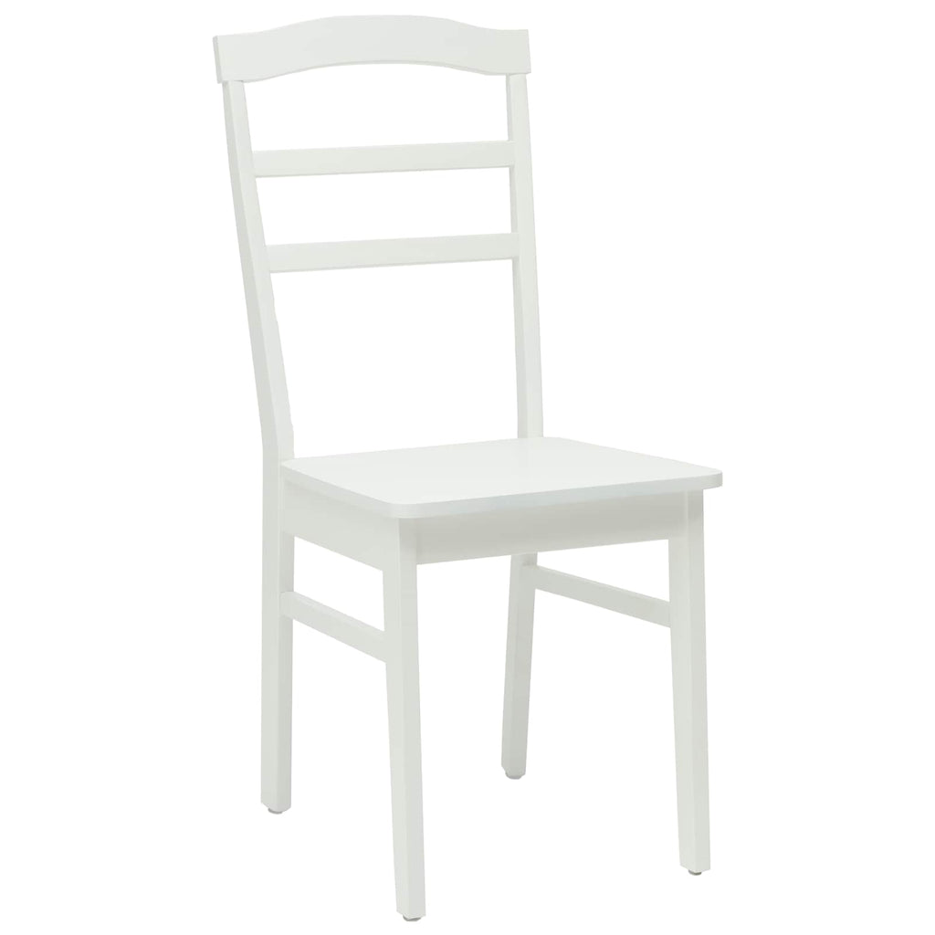 Silla de comedor 2 pcs Madera de Caucho Sólido