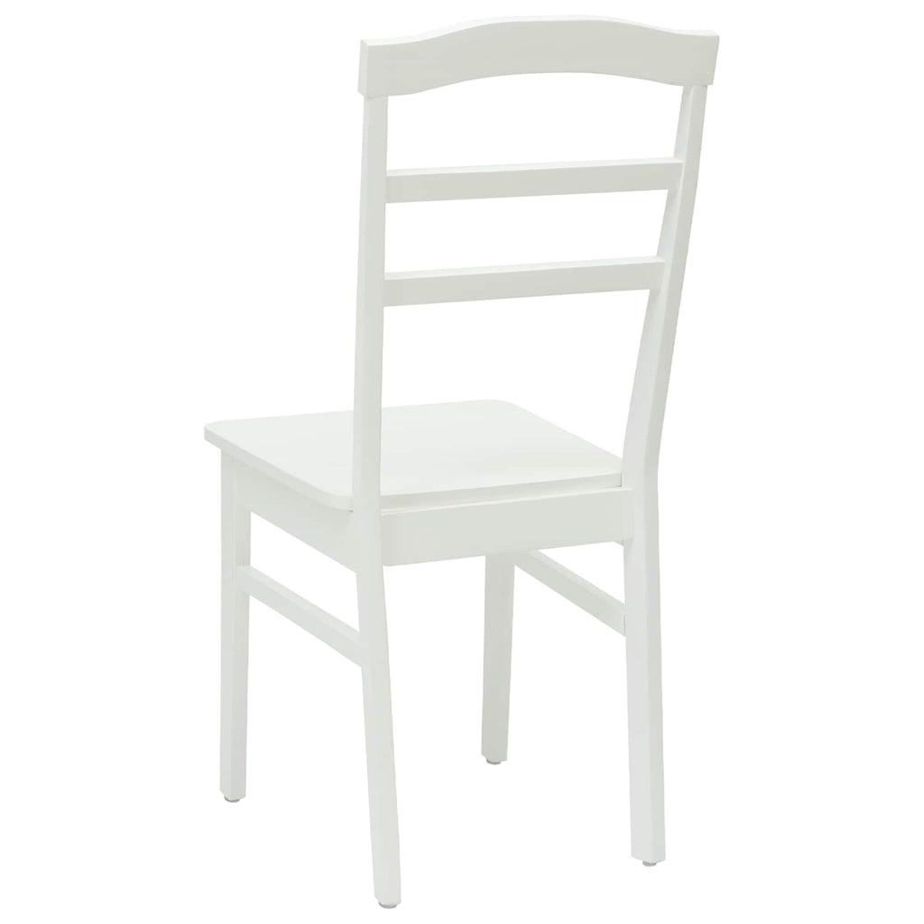 Silla de comedor 2 pcs Madera de Caucho Sólido