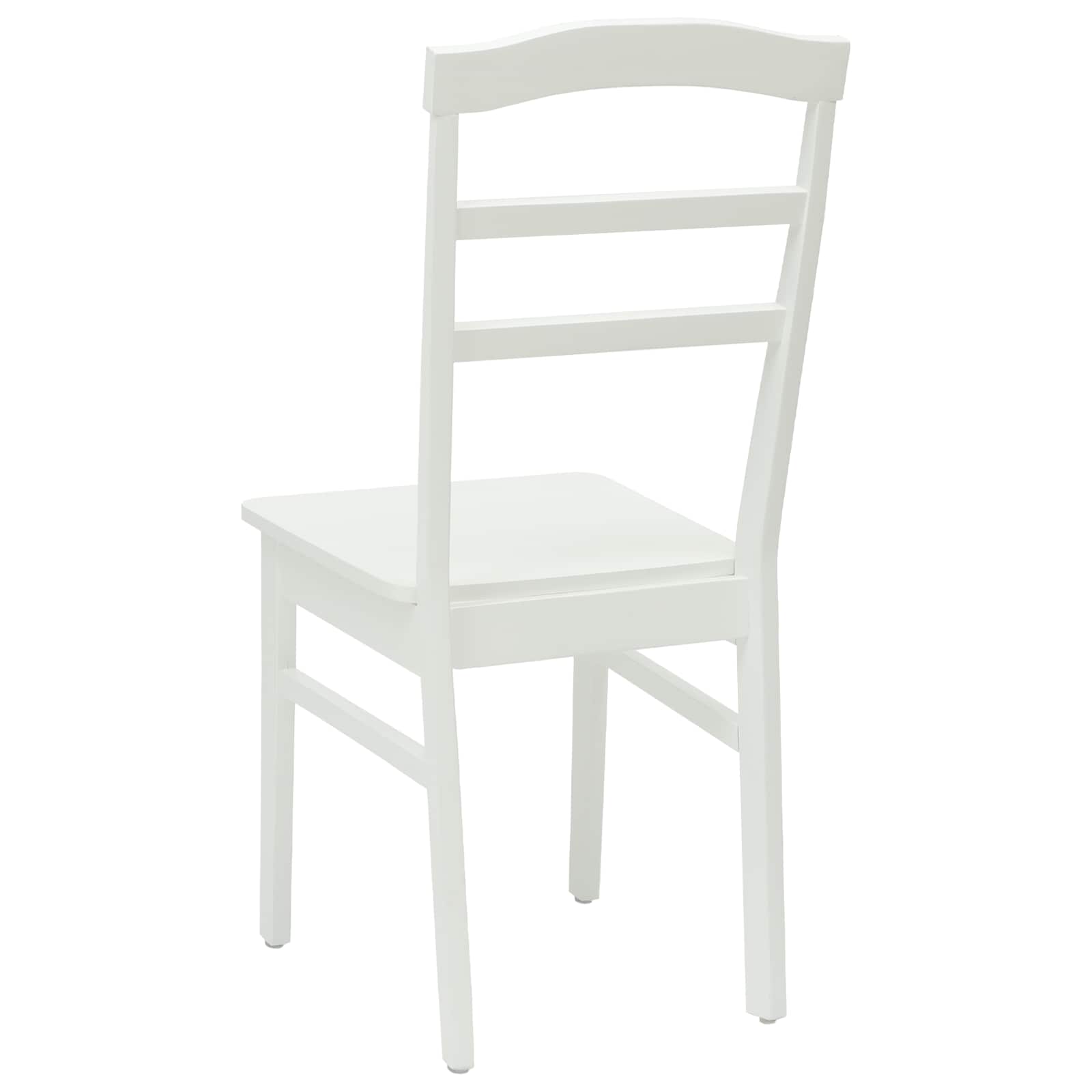 Silla de comedor 2 pcs Madera de Caucho Sólido