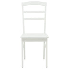 Silla de comedor 2 pcs Madera de Caucho Sólido