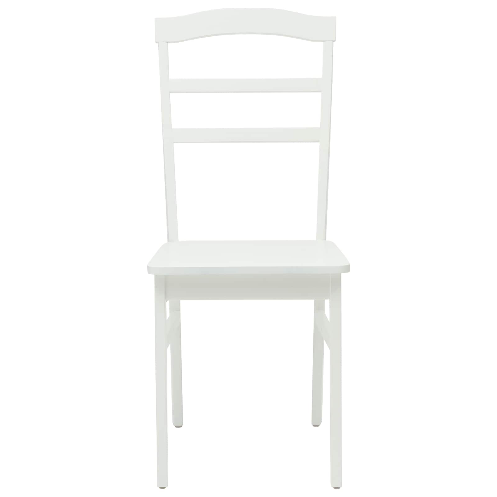 Silla de comedor 2 pcs Madera de Caucho Sólido