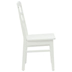 Silla de comedor 2 pcs Madera de Caucho Sólido