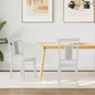 Silla de comedor 2 pcs Madera de Caucho Sólido