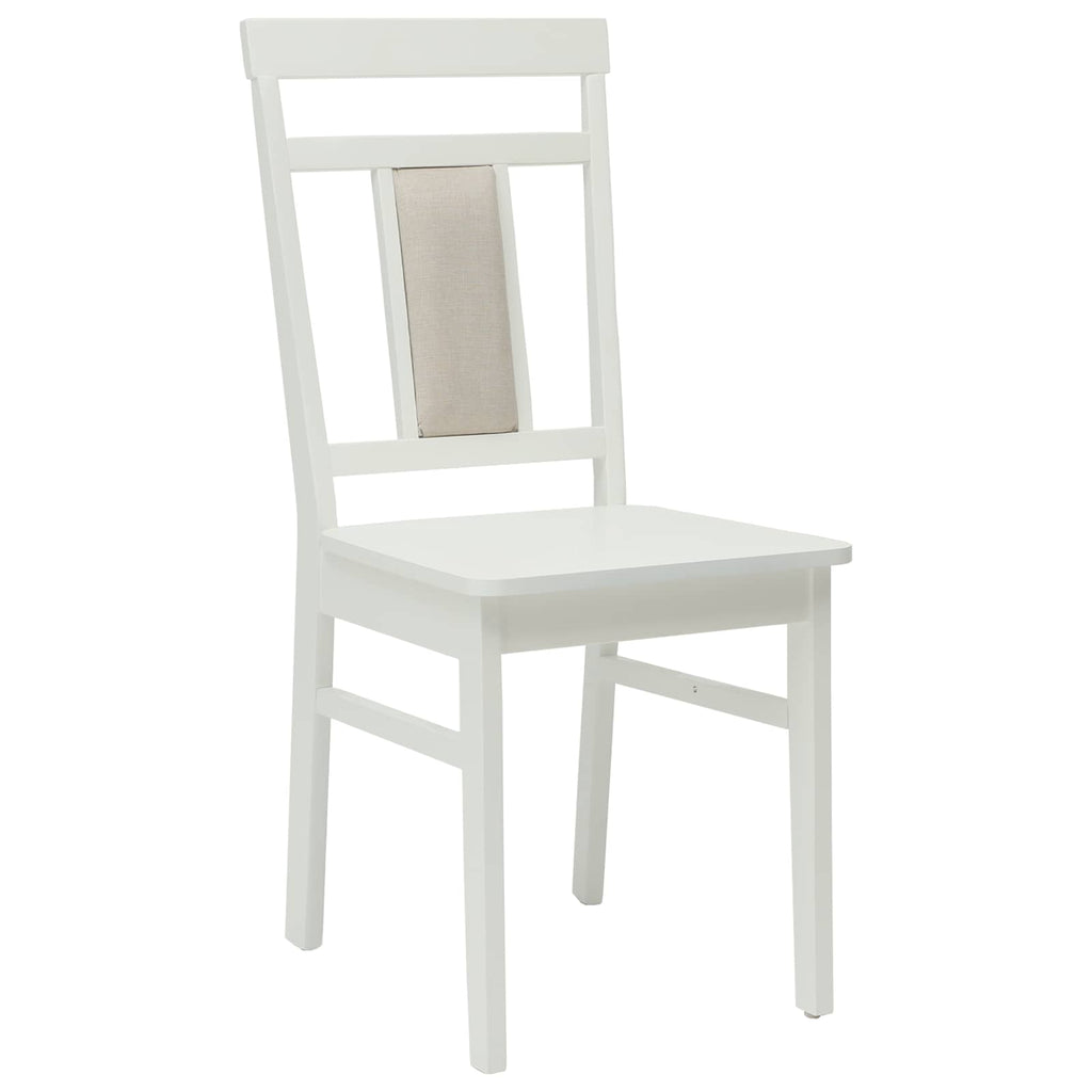 Silla de comedor 2 pcs Madera de Caucho Sólido