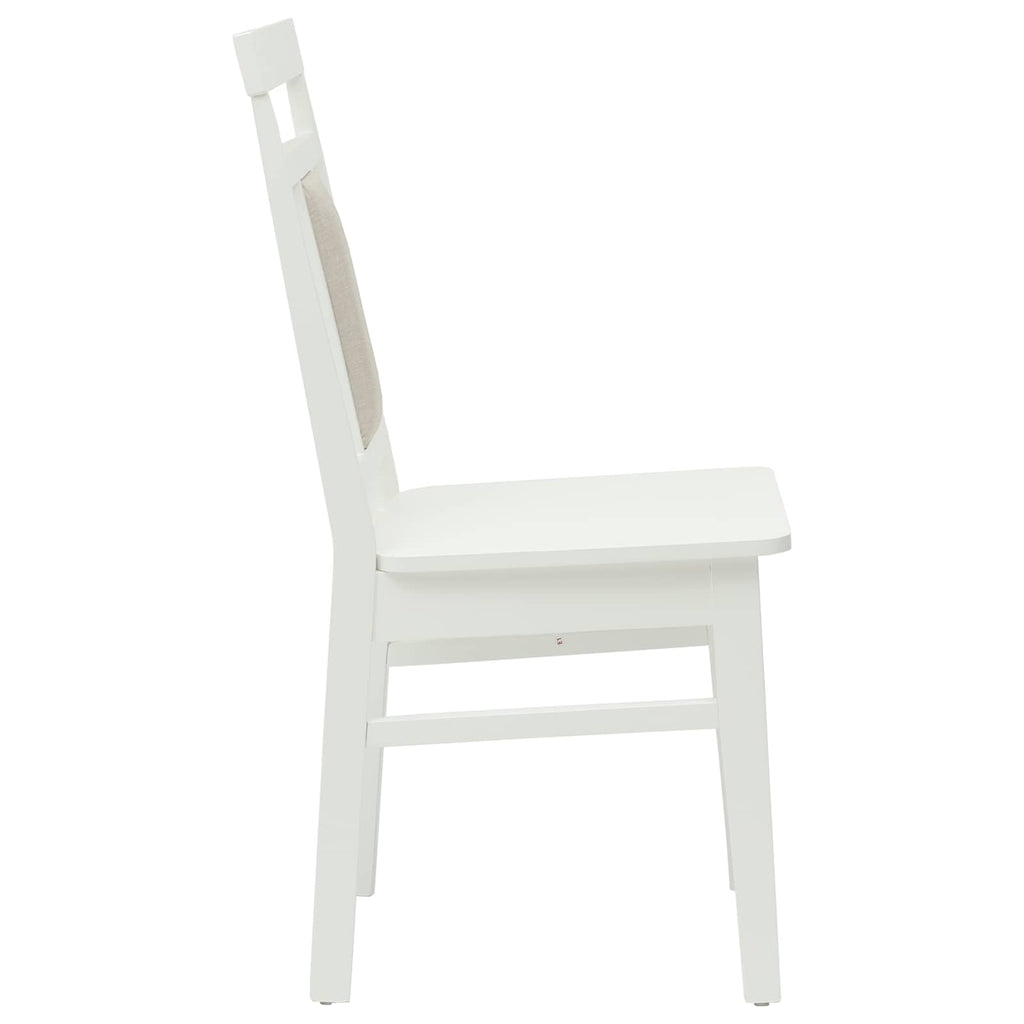 Silla de comedor 2 pcs Madera de Caucho Sólido