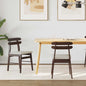 Silla de comedor 2 pcs Madera de Caucho Sólido