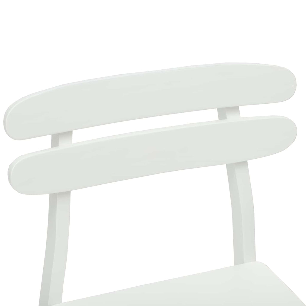 Silla de comedor 2 pcs Madera de Caucho Sólido