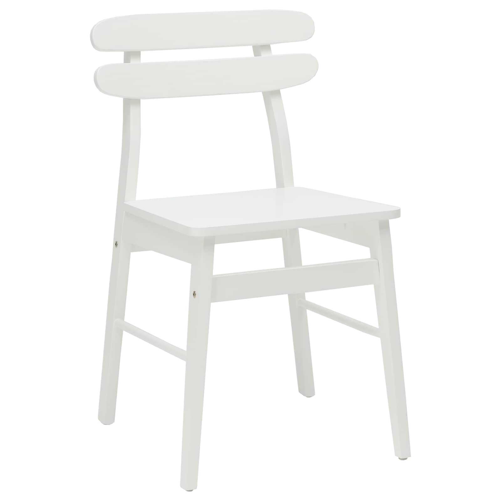 Silla de comedor 2 pcs Madera de Caucho Sólido