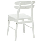 Silla de comedor 2 pcs Madera de Caucho Sólido