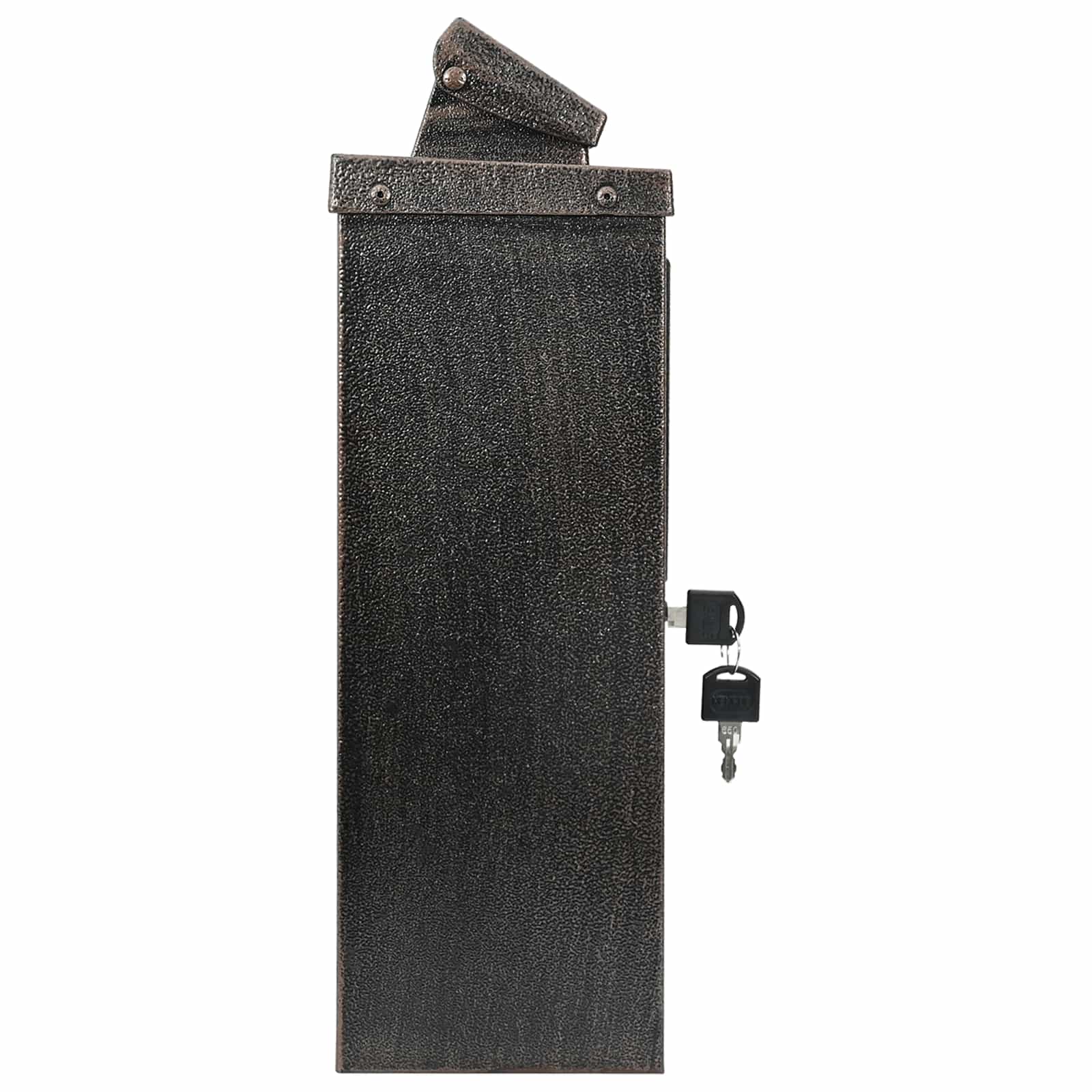 Buzón Montado en la Pared con puerta Bronce 29 x 13 x 41 cm