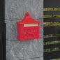 Buzón Montado en la Pared con puerta Bronce 40,5 x 16 x 45 cm