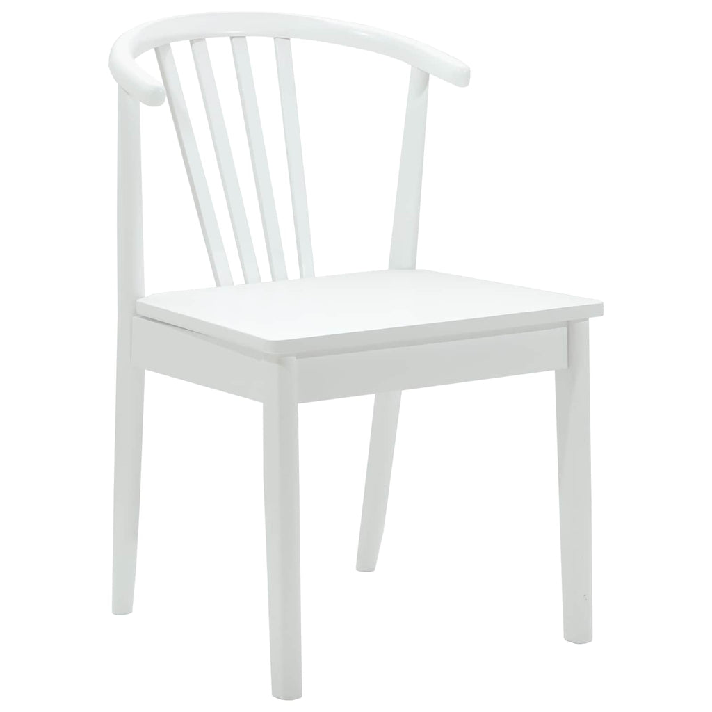 Silla de comedor 2 pcs Madera de caucho sólida