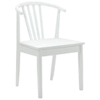 Silla de comedor 2 pcs Madera de caucho sólida