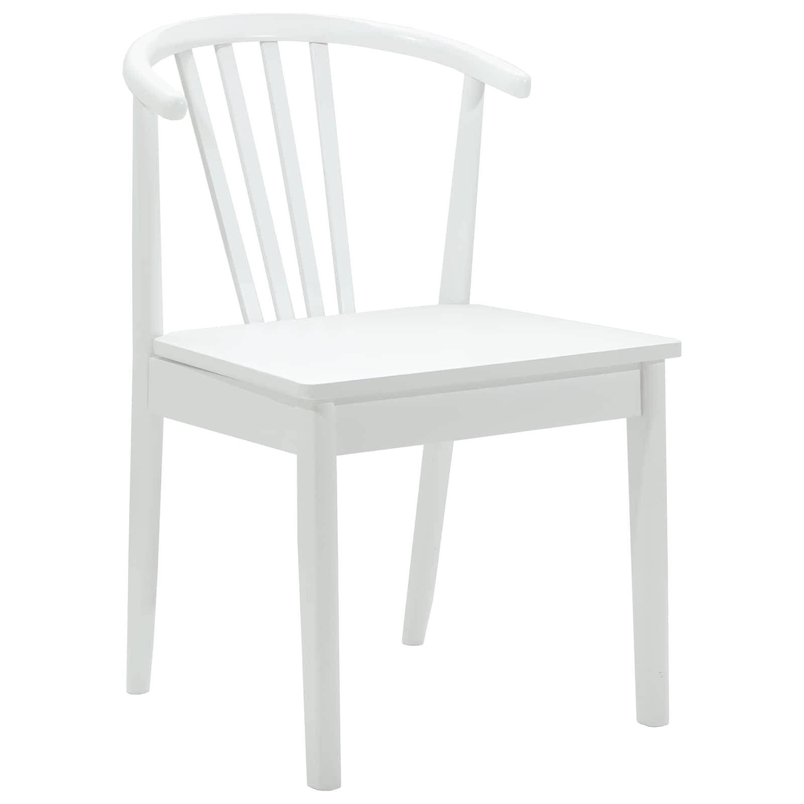 Silla de comedor 2 pcs Madera de caucho sólida