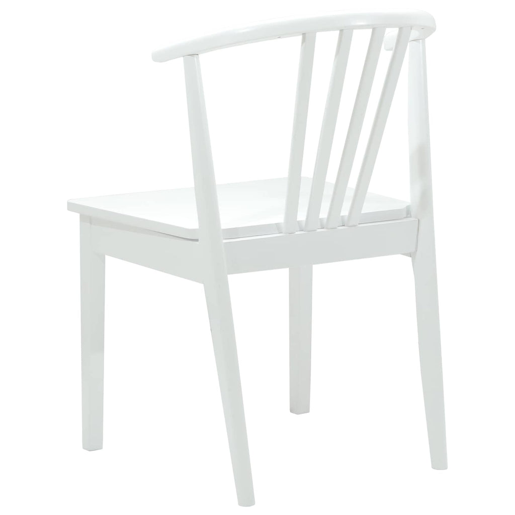 Silla de comedor 2 pcs Madera de caucho sólida
