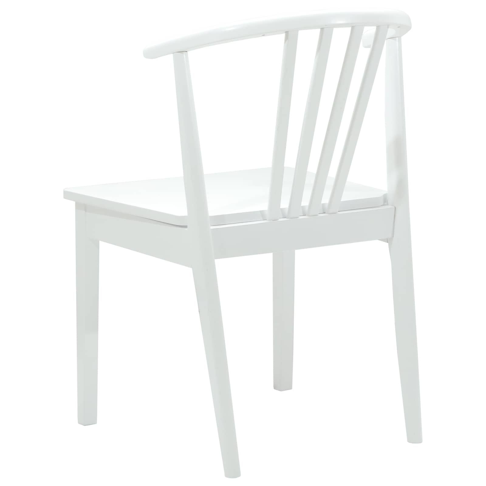 Silla de comedor 2 pcs Madera de caucho sólida