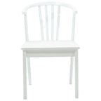 Silla de comedor 2 pcs Madera de caucho sólida