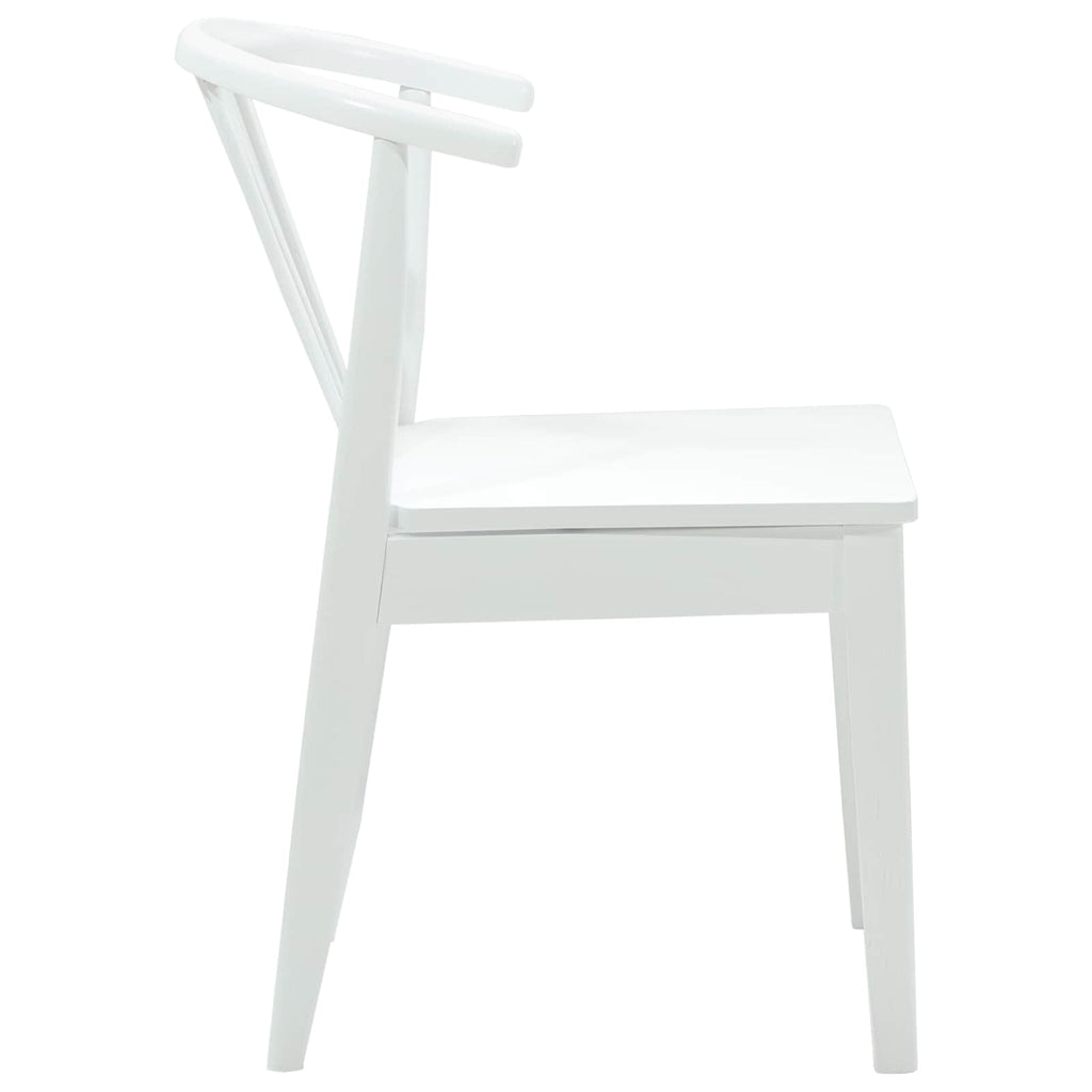 Silla de comedor 2 pcs Madera de caucho sólida