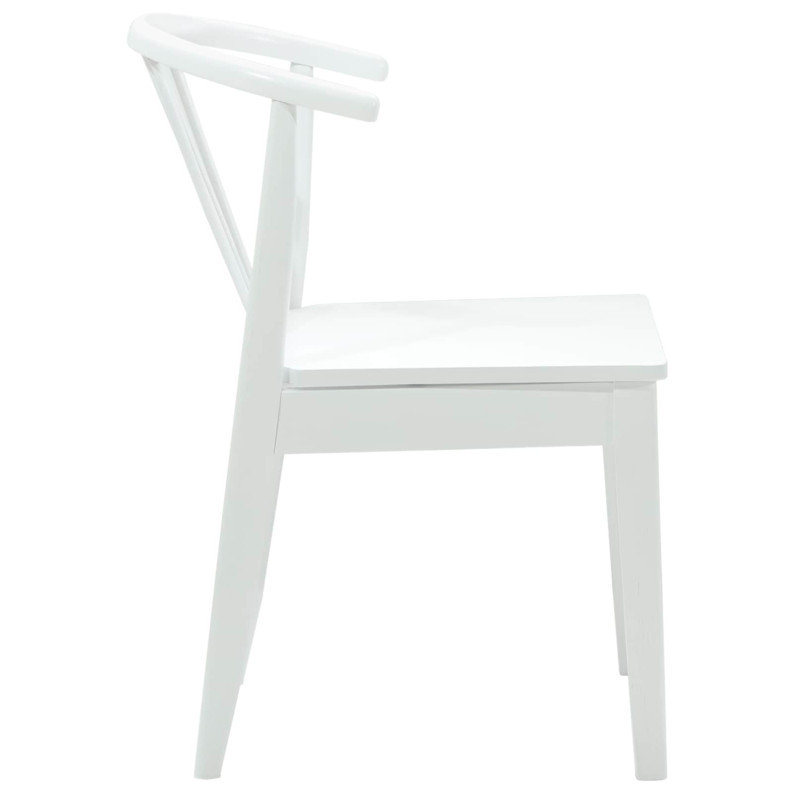 Silla de comedor 2 pcs Madera de caucho sólida