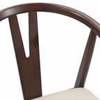 Silla de comedor 2 pcs Marrón claro y claro