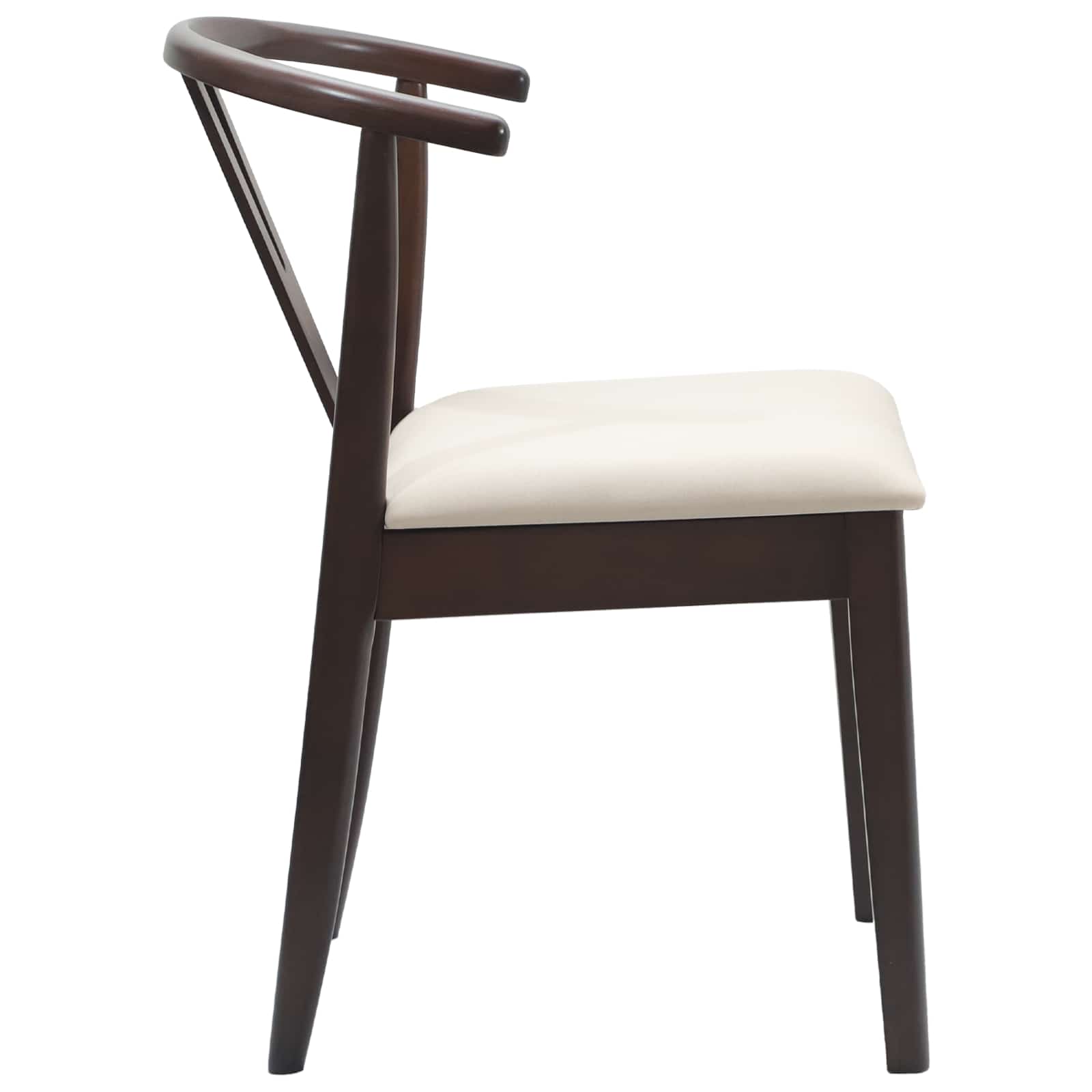 Silla de comedor 2 pcs Marrón claro y claro