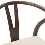 Silla de comedor 2 pcs Marrón claro y claro