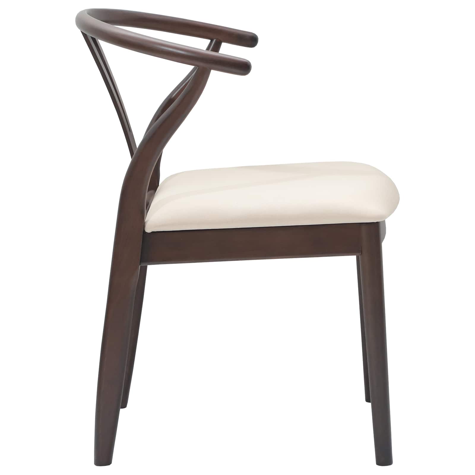 Silla de comedor 2 pcs Marrón claro y claro