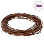 Cordón de cuero Marrón Claro Ø1 mm x 10 m Cuero