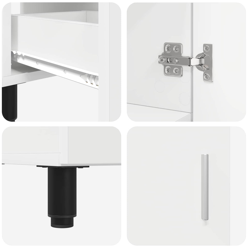 Unidad de tocador de baño Blanco 60 x 35 x 60 cm