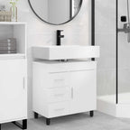 Unidad de tocador de baño Blanco 60 x 35 x 60 cm
