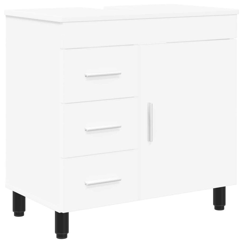 Unidad de tocador de baño Blanco 60 x 35 x 60 cm