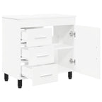 Unidad de tocador de baño Blanco 60 x 35 x 60 cm