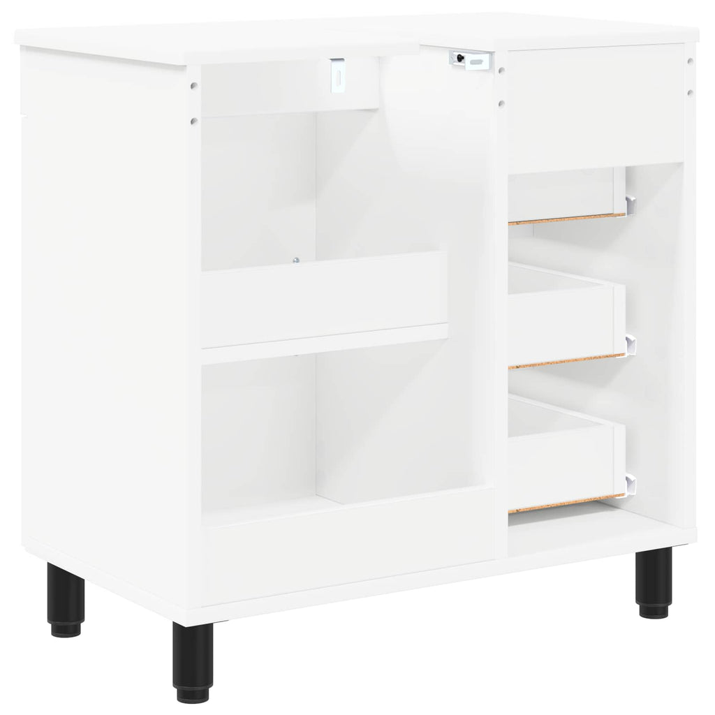 Unidad de tocador de baño Blanco 60 x 35 x 60 cm