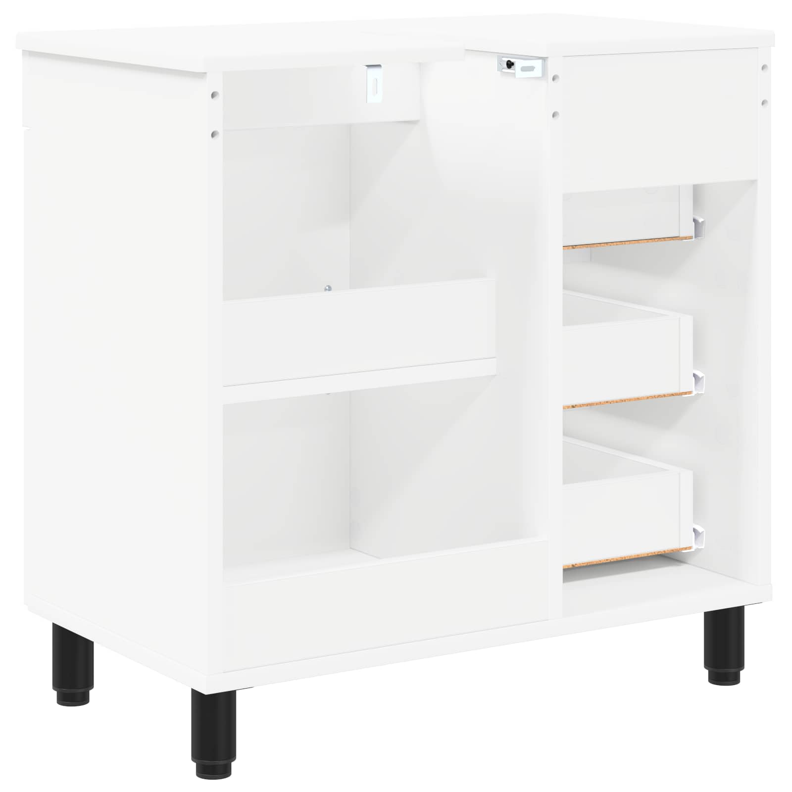 Unidad de tocador de baño Blanco 60 x 35 x 60 cm