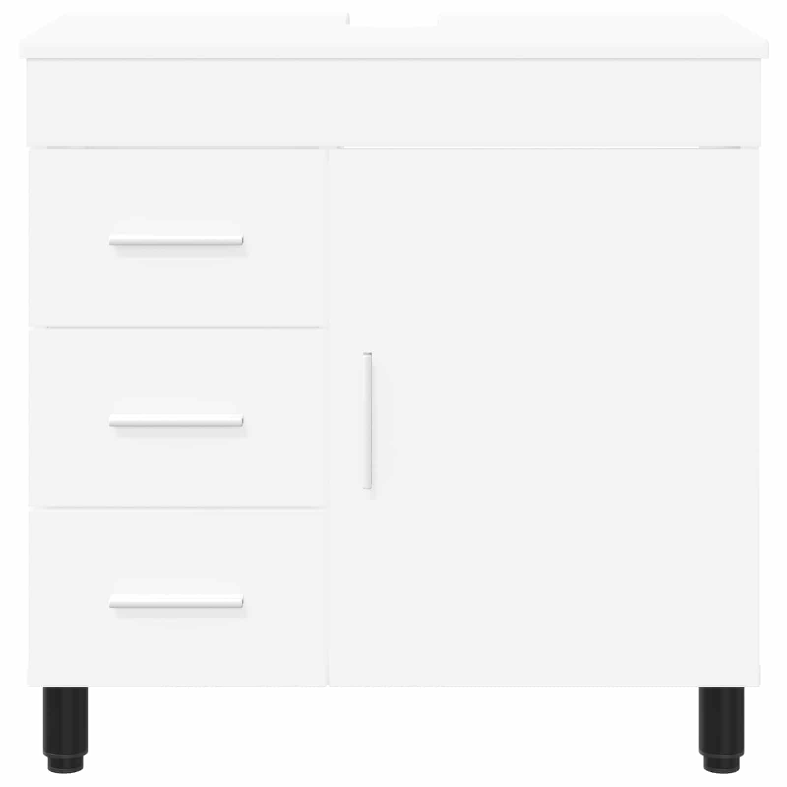 Unidad de tocador de baño Blanco 60 x 35 x 60 cm