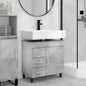Unidad de tocador de baño Blanco 60 x 35 x 60 cm