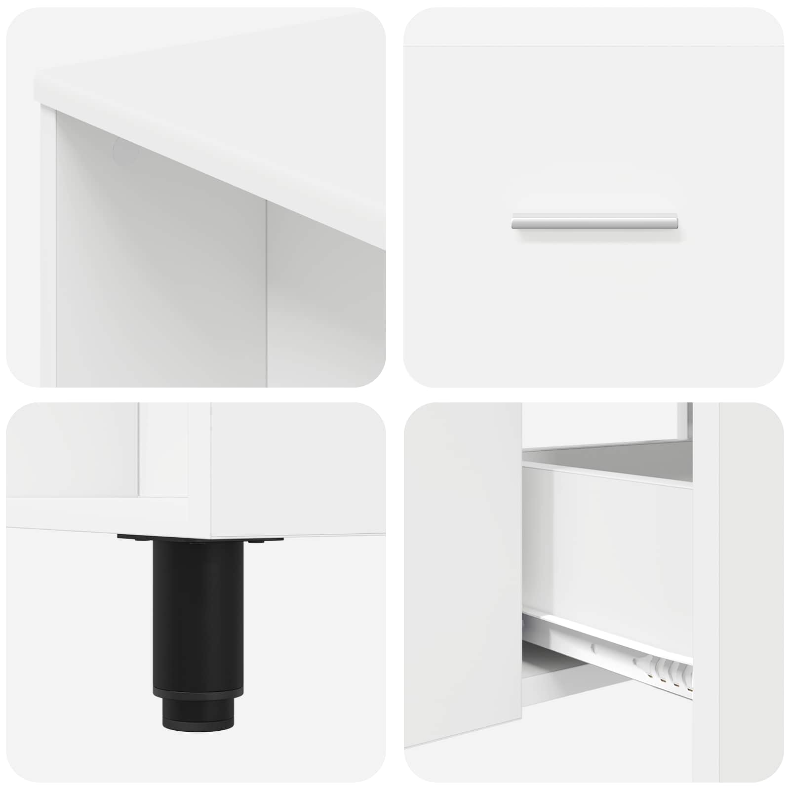 Unidad de tocador de baño Blanco 80 x 35 x 60 cm