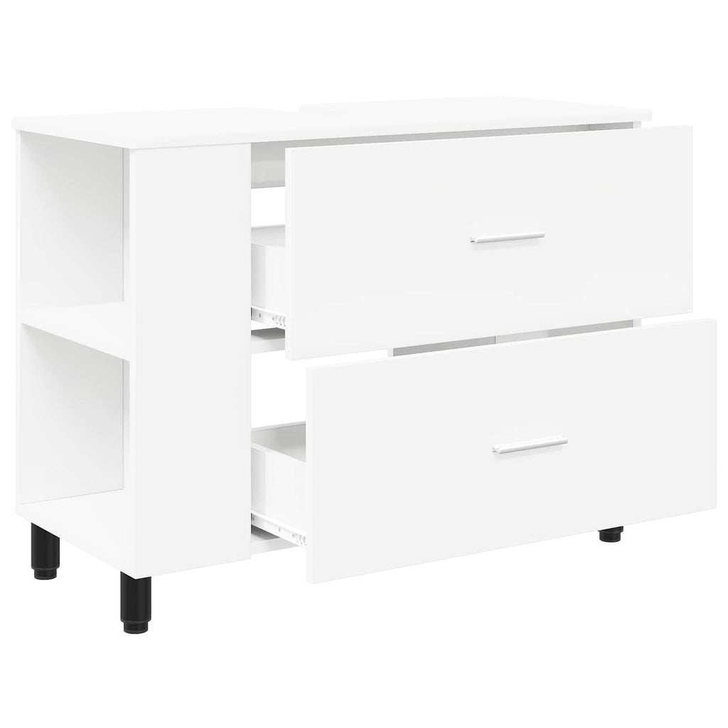 Unidad de tocador de baño Blanco 80 x 35 x 60 cm